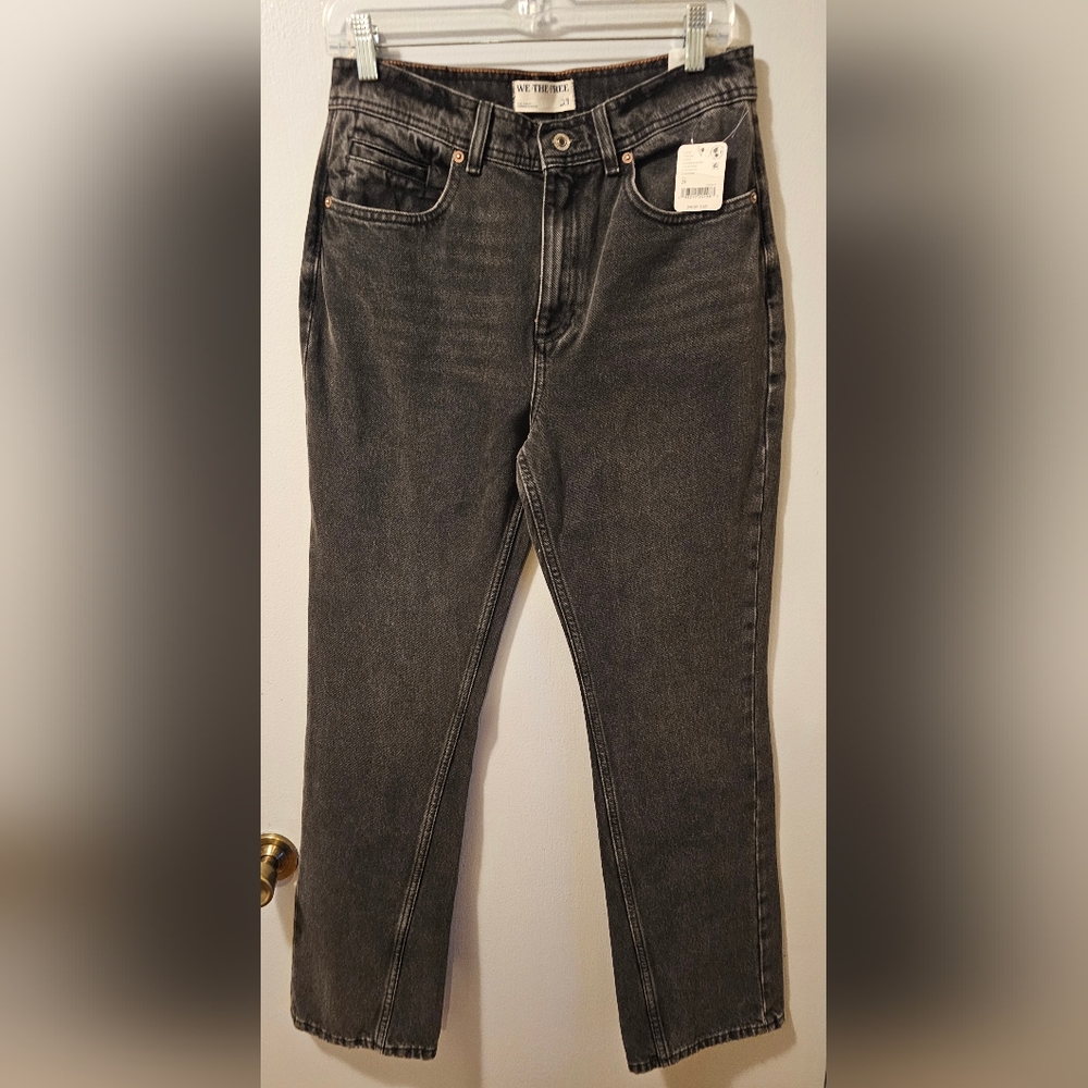 Free People We the Free‎ Xena High Rise Slim Straight Jeans Women's Size 29 NWT